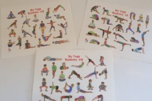 Kids Yoga Stickers & Emoji by Yeon Tai Ang